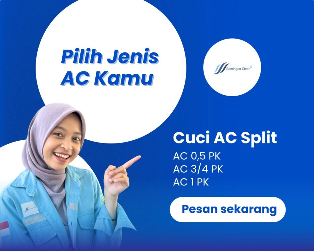 cuci ac split 0.5 - 2 pk